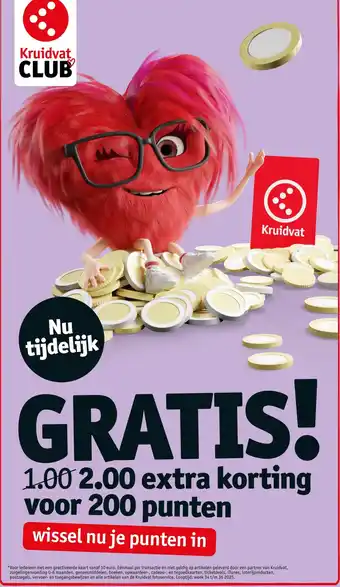 Kruidvat Kruidvat Club punten aanbieding