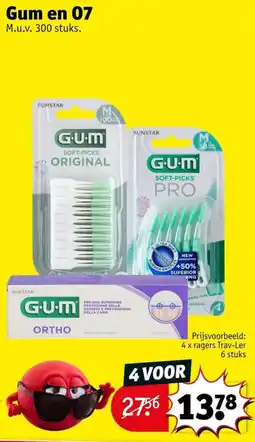 Kruidvat Gum en 07 aanbieding