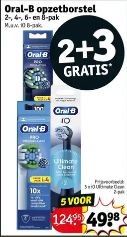 Kruidvat Oral-B opzetborstel aanbieding