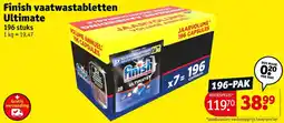 Kruidvat Finish vaatwastabletten Ultimate aanbieding