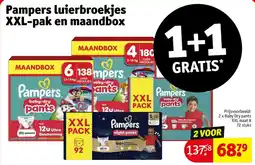 Kruidvat Pampers luierbroekjes aanbieding