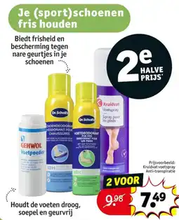 Kruidvat Kruidvat voetspray aanbieding