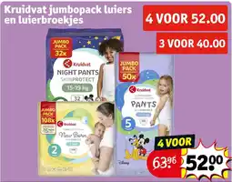 Kruidvat Kruidvat jumbopack luiers en luierbroekjes aanbieding