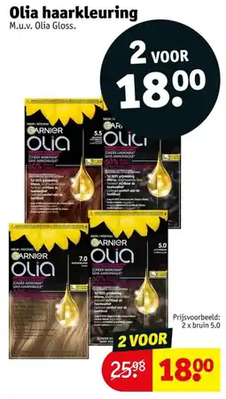 Kruidvat Olia haarkleuring aanbieding