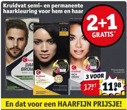 Kruidvat Kruidvat semi- en permanente haarkleuring voor hem en haar aanbieding