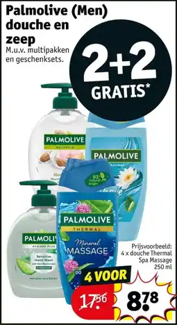 Kruidvat Palmolive (Men) douche en zeep aanbieding
