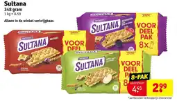 Kruidvat Sultana fruitbiscuit aanbieding