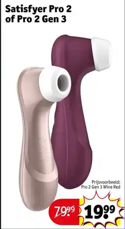 Kruidvat Satisfyer Pro 2 of Pro 2 Gen 3 aanbieding