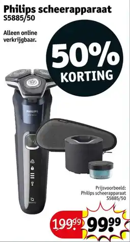 Kruidvat Philips scheerapparaat S5885/50 aanbieding