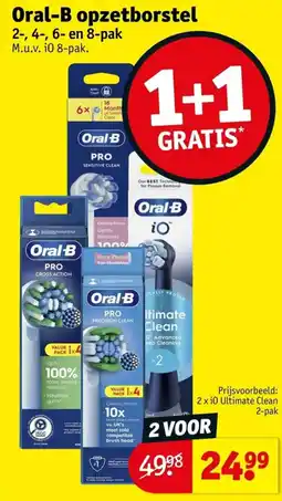 Kruidvat Oral-B opzetborstel aanbieding