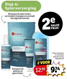 Kruidvat Kruidvat spierolie spray Magnesium aanbieding