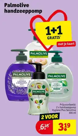 Kruidvat Palmolive handzeep pomp aanbieding