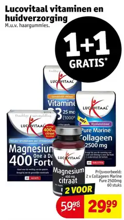 Kruidvat Lucovitaal vitamines en huidverzorging aanbieding