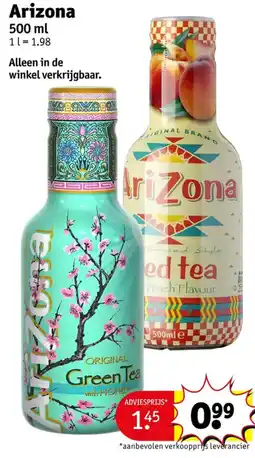 Kruidvat Arizona Green Tea with Honey aanbieding