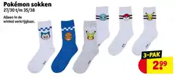 Kruidvat Pokémon sokken aanbieding