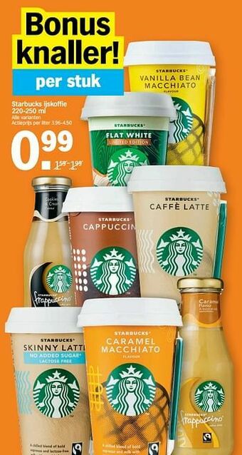 Albert Heijn Starbucks ijskoffie aanbieding
