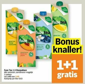 Albert Heijn Fuze tea aanbieding