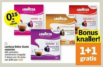 Albert Heijn Lavazza dolce gusto capsules aanbieding