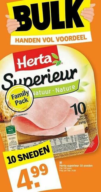 Albert Heijn Herta superieur aanbieding