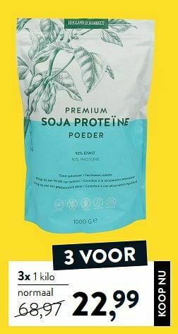 Holland & Barrett Soja proteïne aanbieding