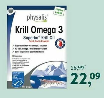 Holland & Barrett Krill omega 3 aanbieding