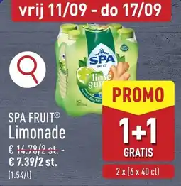 ALDI Spa fruit limonade aanbieding