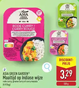 ALDI Asia green garden maaltijd op indiase wijze aanbieding