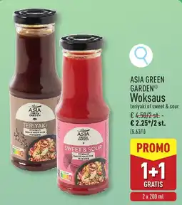 ALDI Asia green garden woksaus aanbieding