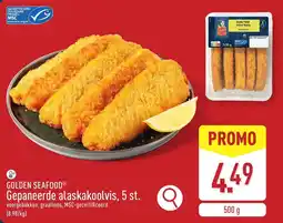 ALDI gepaneerde alaskakoolvis aanbieding