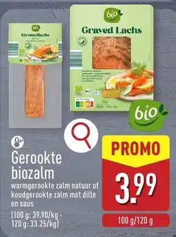 ALDI Gerookte biozalm aanbieding