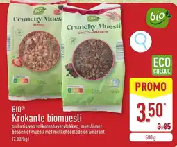 ALDI Krokante biomuesli aanbieding