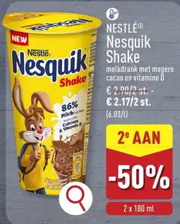 ALDI Nesquik Shake aanbieding