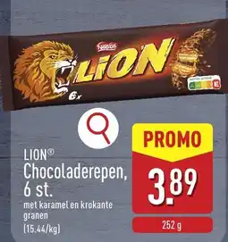 ALDI Lion chocoladerepen aanbieding