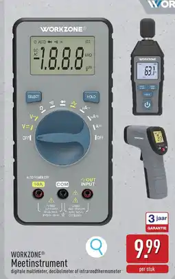 ALDI Workzone meetinstrument aanbieding