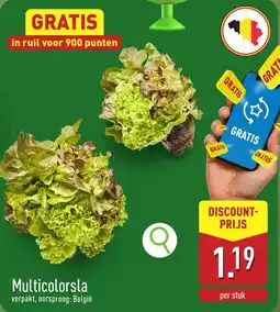 ALDI Multicolorsla aanbieding