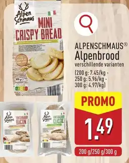 ALDI Alpenbrood aanbieding