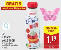 ALDI Milsani volle room aanbieding