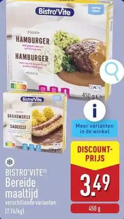 ALDI Bistro'vite bereide maaltijd aanbieding