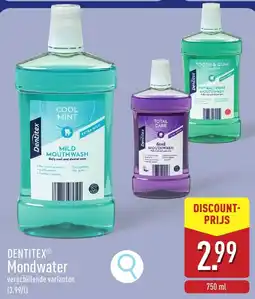 ALDI Dentitex Mondwater aanbieding