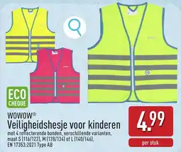 ALDI Veiligheidshesje voor kinderen aanbieding