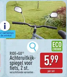 ALDI Achteruitkijkspiegel voor fiets, 2 st. aanbieding