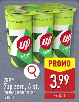 ALDI 7up zero aanbieding