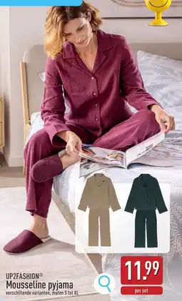 ALDI Mousseline pyjama aanbieding