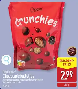 ALDI choeur chocoladeballetjes aanbieding