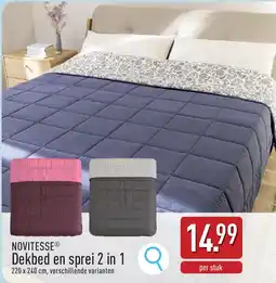 ALDI Dekbed en spreid 2 in 1 aanbieding