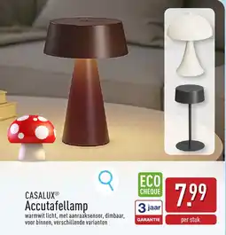 ALDI Casalux accutafellamp aanbieding