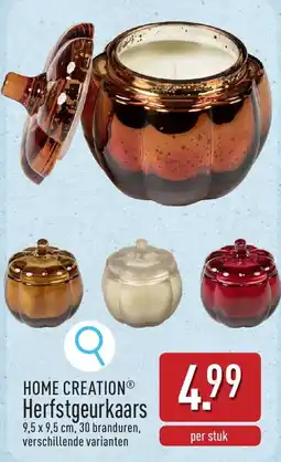 ALDI Herfstgeurkaars aanbieding