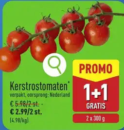 ALDI Kerstroostomaten aanbieding