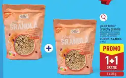 ALDI Golden bridge crunchy granola aanbieding