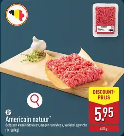 ALDI Americain natuur aanbieding